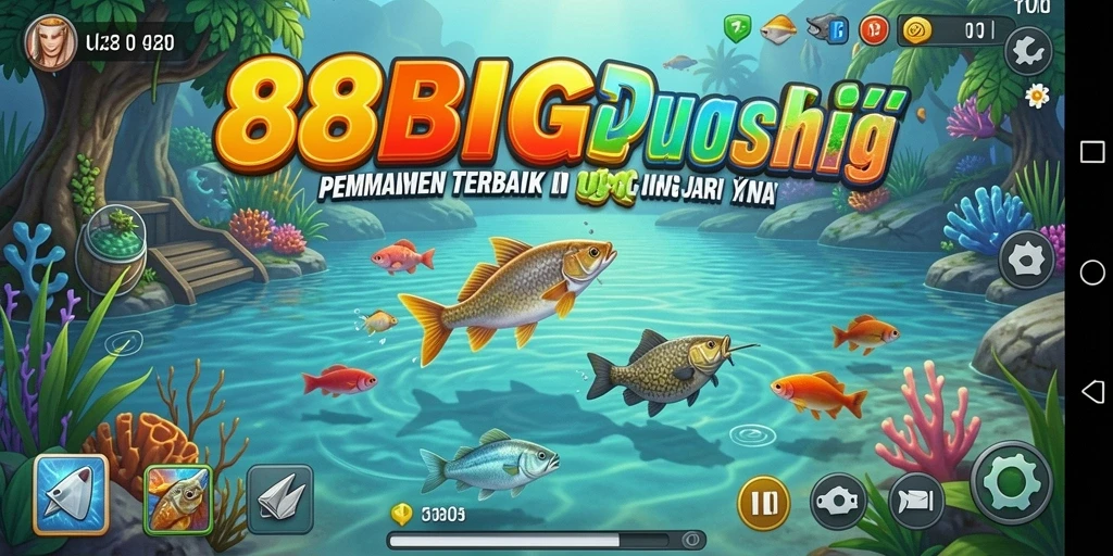 Tampilan memancing yang mendebarkan di 88BIG dengan ikan beragam.