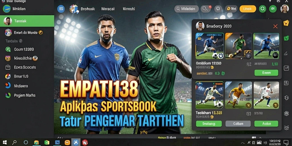 Tampilan utama EMPATI138 dengan berbagai pilihan taruhan olahraga.