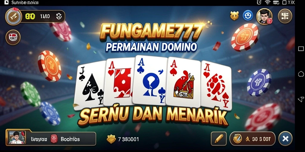 Screenshot FUNGAME777 menunjukkan keseruan permainan Domino.