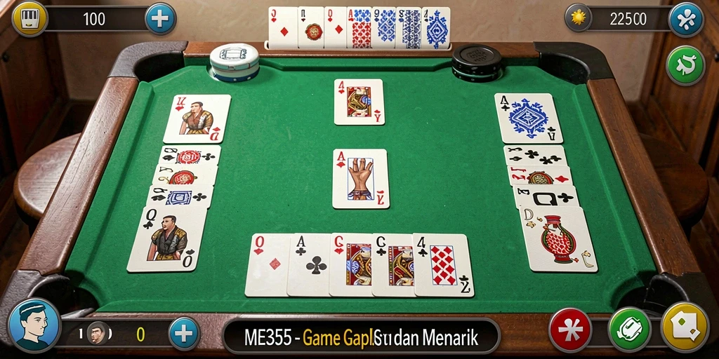 Gameplay Gaple yang seru dan menantang di ME355.
