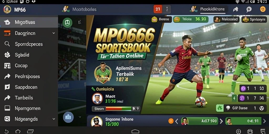 Tampilan gameplay yang menarik dari aplikasi sportsbook MPO666.