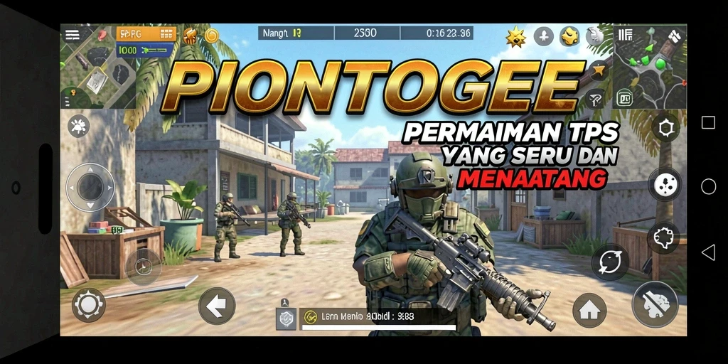 Tampilan aksi gameplay PIONTOGEL yang mendebarkan dan penuh strategi.