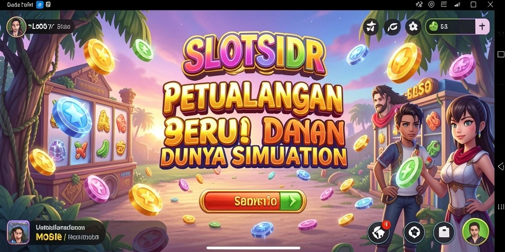 Tangkapan layar SLOTSIDR menampilkan gameplay seru dengan mesin slot yang beragam.