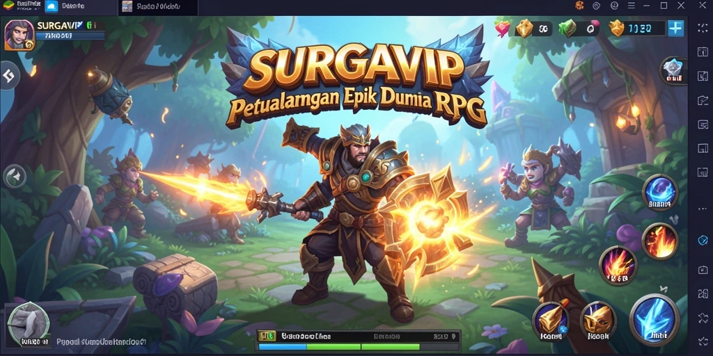 Screenshot gameplay SURGAVIP menampilkan aksi seru dan grafis memukau.