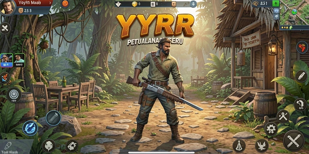 Gameplay YYRR yang penuh petualangan dan tantangan menarik.